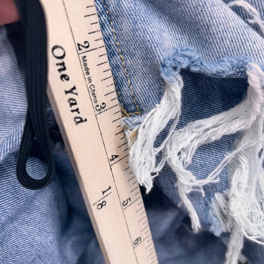 Denim Overalls‎ Shorts Blue Large